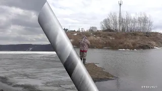 Ледоход на Оке. Дзержинск-Жёлнино