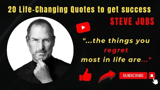 Top 20 LIfe Changing STEVE JOBS Quotes | Success | Positivity | Truth I Reality | Creativity