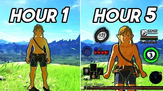 Zelda, but every 5 minutes the HUD gets more CURSED
