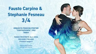 Fausto Carpino & Stephanie Fesneau 3/4 - Tango Frostbite 2024