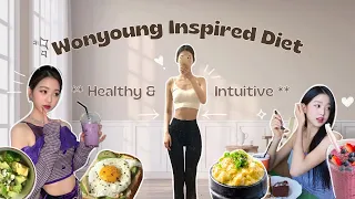 ✨ I ate a WONYOUNG inspired KPOP diet 🥑 healthy & intuitive eating // K-pop Glow Up Diary ep_04