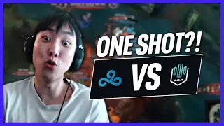 THE FATTEST ONE SHOT I'VE SEEN IN C9 VS DK | Doublelift