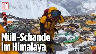 Müll-Problem auf dem Mount Everest: Sherpa zeigt dreckigstes Camp | Himalaya