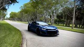 FLY BY SOUNDS INSANE IN MY 900HP CAMARO ZL1 1LE! 🤯(MUST HEAR!)