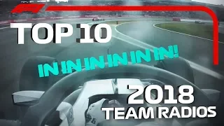 Top 10 Team Radio Clips of 2018