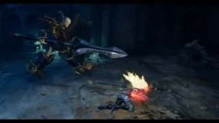 Darksiders 3 . Секретный Босс : Проклятый Храмовник ( Храмовник Проклятых ).