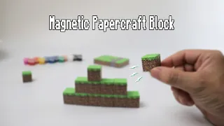 You can create Magnetic Papercraft Blocks in a Simple way