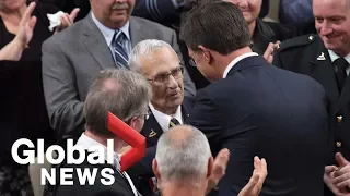 Dutch PM Rutte honours WWII veteran Don White during address to Canadian Parliament
