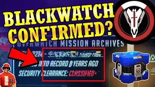 BLACKWATCH EVENT CONFIRMED?  Overwatch 2018 Archives Event Official Teaser