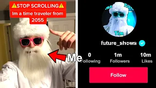 I Went Undercover As A TIKTOK TIME TRAVELER...