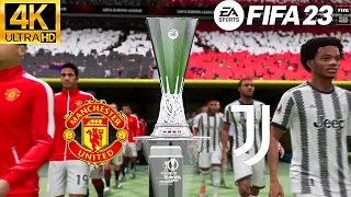 FIFA 23 | Manchester united vs Juventus |  UEFA Europa League  Final  2022/23 |  [4K ] Next Gen