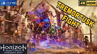 TREMORTUSK Fight Horizon Forbidden West PS5 4K HDR