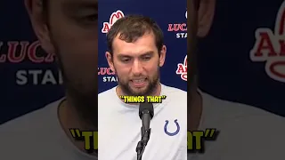 Andrew Luck Finally Opens Up About His Abrupt Retirement & Biggest Regrets #shorts