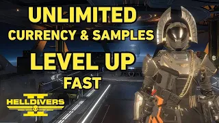 Helldivers 2 How to Get Unlimited Currency Samples and Level up Fast