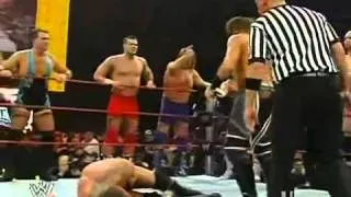RAW 17/03/08 John Cena & Randy Orton vs The RAW Roster