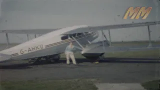 Land's End Aerodrome Cornwall 1960 old cine film 042