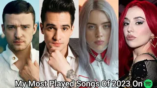 My Most Played Songs In 2023 On Spotify