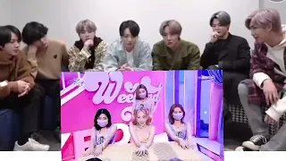 BTS Reaction to TAEYEON - 'Weekend' Live Stage