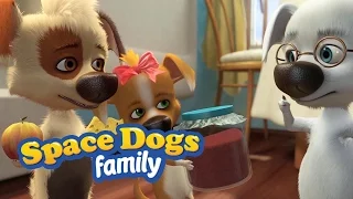 SPACE DOGS FAMILY - Puppies Love to Eat!