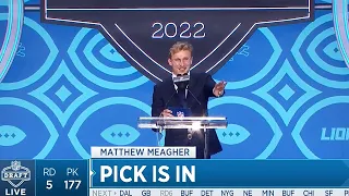 I Announced a PICK at the 2022 NFL Draft..!