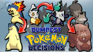 50 Dumbest Decisions Pokémon has Made