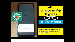 Samsung frp bypass 2021 | without google play service hidden settings | Offline 100% Tested
