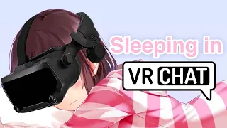 Sleeping in VRChat