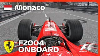 Ferrari F2004 - Monaco Onboard Lap | Assetto Corsa