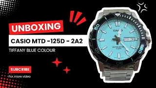 NEW RELEASE | CASIO MTD - 125D - 2A2 | TIFFANY BLUE COLOUR 🩵