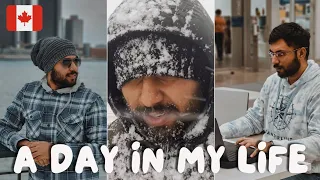 A day in Life as an International Student | University of Windsor| Snow Storm -21°C