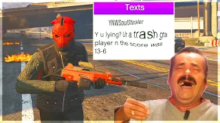 I Think I Met The WORST Tryhard on GTA 5 Online! (Gets Mad At Me)