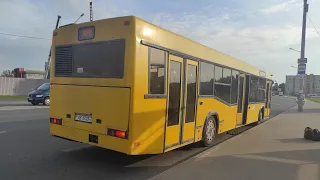 Минск. Поездка на автобусе МАЗ-103,гос.АЕ 3749-7,марш.429