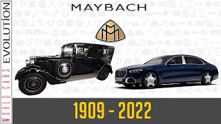 W.C.E.-Maybach Evolution (1909 - 2022)