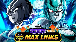 200% LEADER SKILL BUFF! LEVEL 10 LINKS 100% RAINBOW STAR EZA AGL METAL COOLER! (DBZ: Dokkan Battle)