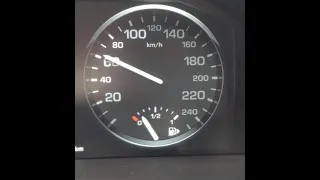 Range Rover Vogue 5.0   0-110 km/h acceleration. Model 2011