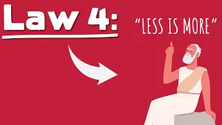 4 ALWAYS SAY LESS THAN NECESSARY | The 48 Laws of Power animated