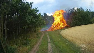 ZÁSAH 11. 7. 2018 - POŽÁR KLESTÍ, Cholina - Bílsko