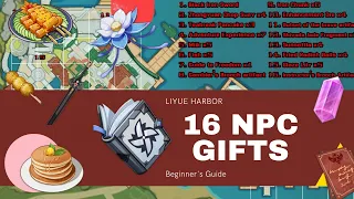 NPC With Gifts at Liyue Harbor || Beginner's Guide || Genshin Impact