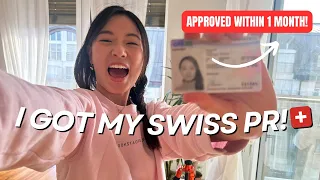 LIFE UPDATE: I BECAME A SWISS PR!! 🇨🇭(How to Apply, Tips & Honest Reflections)