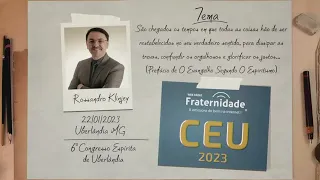 Rossandro Klinjey no 6º CEU - Congresso Espírita de Uberlândia