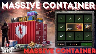 massive container What do you get from it ??  WoT Blitz 💥🤔