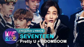 [2K] SEVENTEEN(세븐틴) - Pretty U + BOOMBOOM(예쁘다, 붐붐) [The 2016 KBS Song Festival / ENG / 2016.12.29]