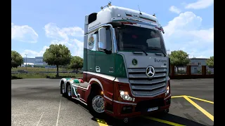 RODONITCHO MODS ETS2 1.45.1.6S 062/08/0241/2022 SKIN MERCEDES BENZ ACTROS MP4 BULGARIA 1.24 1.45