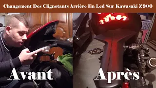 #99 Changement Des Clignotants Arrière En Led Sur Kawasaki Z900