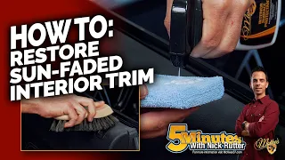 How To Restore Sun-Faded Interior Trim | McKee's 37