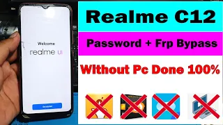 Realme C12 Android 11 Password + Frp bypass Done100% Without Pc