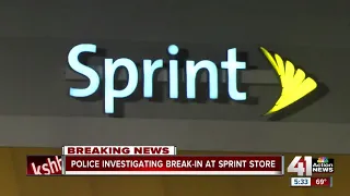 Shawnee police investigating overnight break-in at Sprint store