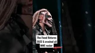 The Fiend Returns WWE 2022