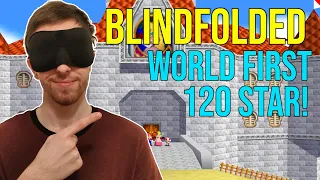 BLINDFOLDED 120 Star Speedrun of Super Mario 64 World Record by Bubzia