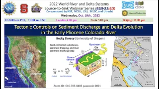 S2S22-33 Tectonic Controls on Sediment Discharge and Delta Evolution (Becky Dorsey, 10/19/22)